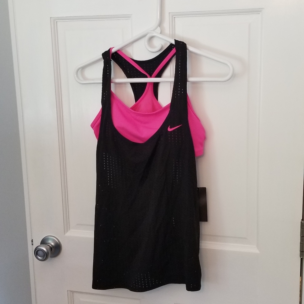 Nike mesh layered Tankini
